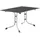 Sieger Boulevard-Klapptisch mit vivodur-Platte 140 x 90 x 73 cm graphit/schieferdekor anthrazit