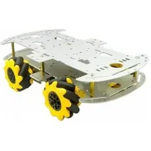 BerryBase Chassis Aluminium Doppeldeck 4 TT-Motoren 60mm