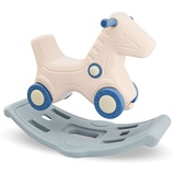 LittleTom 2-in-1 Schaukelpferd und Rutscher für Kinder ab 1 Jahr Baby Schaukeltier