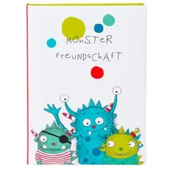 Freundebuch Monster GOLDBUCH 43 130 15x21cm