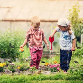 Relaxdays Beetzaun, 5-teilige Beetumrandung für Garten, Dekozaun Metall, Schmetterling Design, HxB: 46 x 250 cm, schwarz