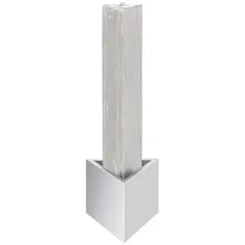 vidaXL Gartenbrunnen Silbern 37,7x32,6x110 cm Edelstahl