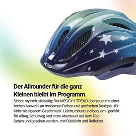 KED Meggy II Trend 44-49 cm Kinder stars/blue green glossy