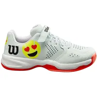 Wilson KAOS Emo Tennis Shoe, Opal Blue/White/Neon Flame, 29 1/3 EU