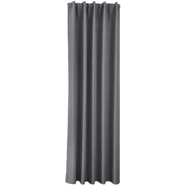 Gardinenbox Premium Verdunkelungsvorhang HxB 245x140 cm Dunkelgrau »Boston Dark« 100% Verdunkelung mit Multibandaufhängung, 2023600
