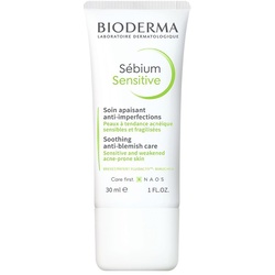 Bioderma Sébium Sensitive Beruhigende, feuchtigkeitsspendende Anti-Unreinheiten-Creme