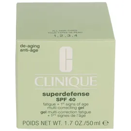 Clinique Superdefense SPF 40 Fatigue + 1st Signs Of Age Multi-Correcting Gel 50 ml