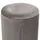 Beliani Pouf 2er Set Samtstoff 0 x 0 x 0 cm Grau/Gold
