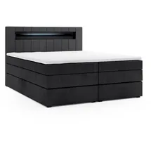 m-punkt Kuba King 200 x 200 cm Schwarz