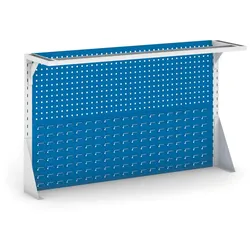 Aufsatz für Tisch GB 1500 mm, Lochblech für Werkzeuge und Kunststoffkästen
