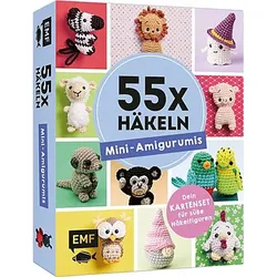 Kartenset "55 x häkeln – Mini-Amigurumis"