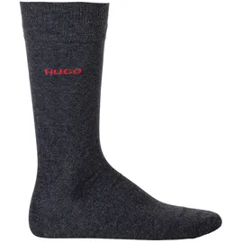 Hugo 2er Pack Businesssocken Schwarz/Grau 43-46