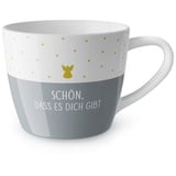 La Vida Maxi Becher für dich, Kaffeetasse, Teetasse, Tasse Schutzengel, 400ml, Schön dass es Dich gibt