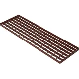 frick Gitterrost, Laufrost, Trittrost verzinkt (25cm breit) viele Längen und Farben (Rotbraun, 42 cm)