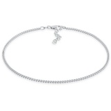 Elli Elli Fußschmuck Panzer Kette Basic Zeitlos 925 Silber Fußketten Damen