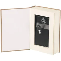 Xcase Stahl-Tresor in Buchform, getarnt als Reiseführer, echte Buchseiten