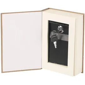 Xcase Stahl-Tresor in Buchform, getarnt als Reiseführer, echte Buchseiten