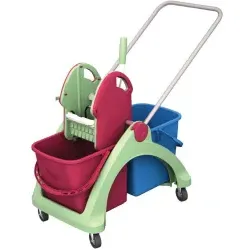 Cleankeeper Antibakterieller Nasswischwagen 2 1 antibakterielle Mopppresse