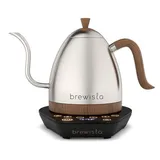 Brewista Artisan Electric Gooseneck Kettle stainless/wood