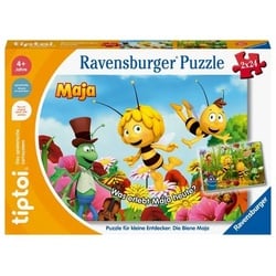 Ravensburger 00141 - tiptoi® Puzzle für kleine Entdecker: Die Biene Maja, 2x24 Teile