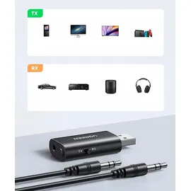 UGREEN Bluetooth 5.1 Schwarz