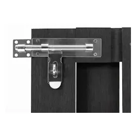 vidaXL WPC Gartentor 100 x 60 cm grau