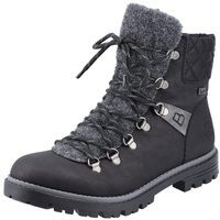 Rieker Damen Y1030 Mode-Stiefel, schwarz, 38 EU