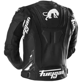 Furygan Raptor Evo III Lederjacke Schwarz/Weiß XL