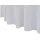 vidaXL 2 Stück Stretch-Tischdecken mit Rand Weiß 180 x 74 cm