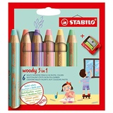 Stabilo woody 3 in 1 Gemischte Farben 6 Stück(e)