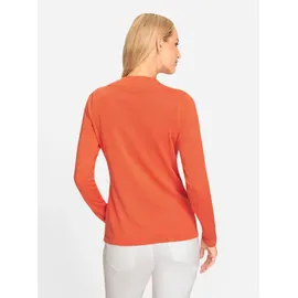 Heine V-Pullover Orange 44