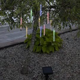 Star Trading LED Solar-Outdoor-Lichterkette Acryl 180 cm 10-tlg Bunt