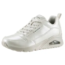 SKECHERS Uno Galactic Gal Off White Duraleather / Jersey 38