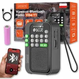 Mini-fm-radio Im Taschenformat, Bluetooth, Tragbar, Batteriebetrieben, Zenwire Y1