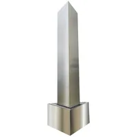Köhko Gartenbrunnen Dreieckssäule H200cm mit LED