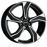 DBV Venezia KB 7,5 x 18 5 x 114 ET55 MB67,1 Schwarz Poliert