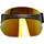 URBAN CLASSICS Cool Plastic Visor schwarz/orange Einheitsgröße