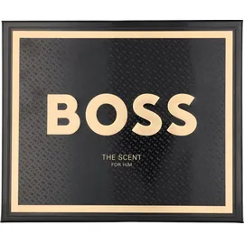 HUGO BOSS Boss The Scent Eau de Toilette 100 ml + Duschgel 100 ml + Eau de Toilette 10 ml Geschenkset 2