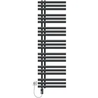 Luxebath Iron Radiator Handtuchheizkörper Heizkörper Anthrazit 50x160cm Heizstab 1200W