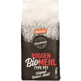 Herzberger Bäckerei Demeter Roggenmehl Type 997, 6 x 1kg