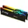 Kingston FURY Beast RGB DDR5 6800MT/s 32GB Kit (2x16GB) CL34 Schwarz KF568C34BBEAK2-32