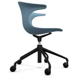 Infiniti Drehstuhl Loop 5 Star Kunststoff Blau,
