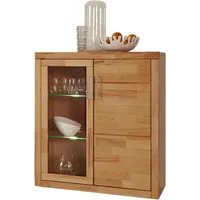 Home Affaire Vitrine »Logo,100cm hoch,42 cm tief,Fronten Massivholz,6Fächer«,... Korpus