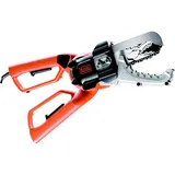 Black+Decker Elektro-Astschere Alligator (550W, 10 cm Schwertlänge, Sicherheits-Zweihandgriff, Klemmbackensystem) GK1000