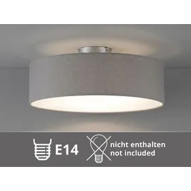 meineWunschleuchte Calma 1 E14 rund braun-grau