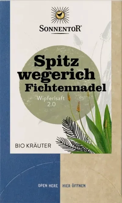 Sonnentor Spitzwegerich-Fichtennadel Kräutertee bio (18Btl)