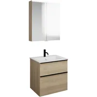 Burgbad Eqio Badmöbel-Set SHCP062 Eiche Dekor Cashmere / Eiche