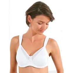 Minimizer-BH TRIUMPH, Damen, Gr. 80, Cup D, weiß, 65% Polyamid, 26% Elasthan, 9% Polyester, BHs Bügel-BH Minimizer-BH BH