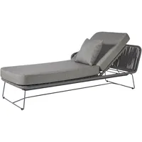 Diamond Garden Milos Kippliege 215 x 215 x 71 cm Dunkelgrau