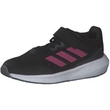 adidas RunFalcon 3.0 Elastic Lace Top Strap Shoes Sneaker, core Black/Pulse Magenta/Grey six, 37 1/3 EU